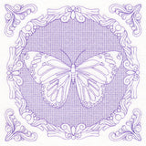 Nature's Cameo - Monarch Butterfly (Trapunto)