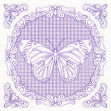 Nature's Cameo - Monarch Butterfly (Trapunto)