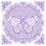 Nature's Cameo - Monarch Butterfly (Trapunto)