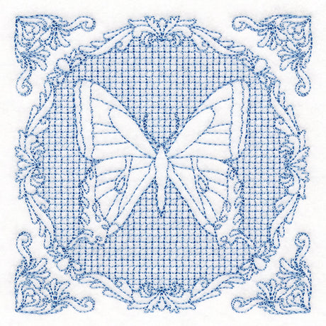 Nature's Cameo - Tiger Swallowtail Butterfly (Trapunto)