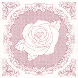 Nature's Cameo - Rose (Trapunto)