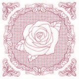 Nature's Cameo - Rose (Trapunto)