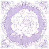 Nature's Cameo - Peony (Trapunto)