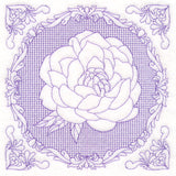 Nature's Cameo - Peony (Trapunto)