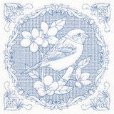 Nature's Cameo - Sparrow (Trapunto)