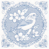 Nature's Cameo - Sparrow (Trapunto)