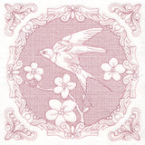 Nature's Cameo - Swallow (Trapunto)