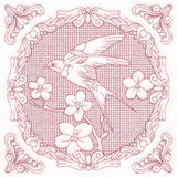 Nature's Cameo - Swallow (Trapunto)