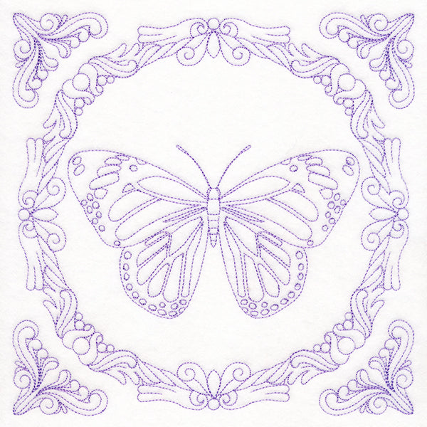 Nature's Cameo Quilting - Monarch Butterfly (Double Run)