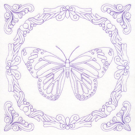 Nature's Cameo Quilting - Monarch Butterfly (Double Run)