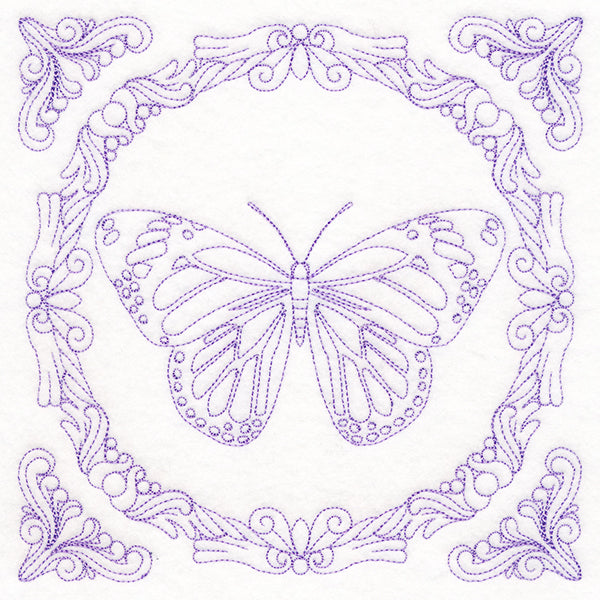 Nature's Cameo Quilting - Monarch Butterfly (Double Run)