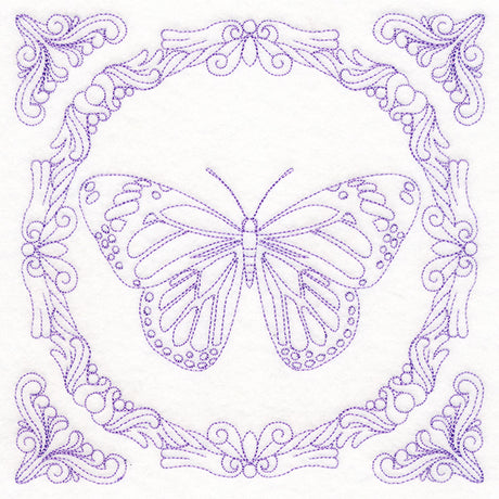 Nature's Cameo Quilting - Monarch Butterfly (Double Run)