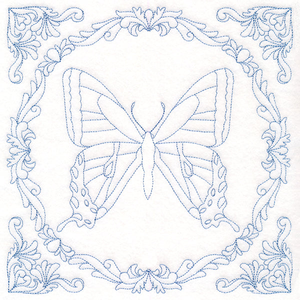 Nature's Cameo Quilting - Tiger Swallowtail Butterfly (Double Run)