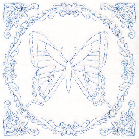 Nature's Cameo Quilting - Tiger Swallowtail Butterfly (Double Run)