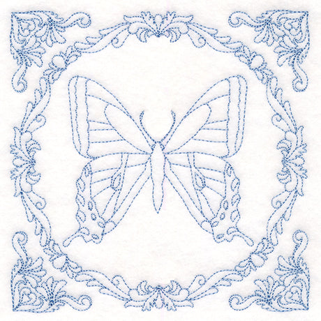 Nature's Cameo Quilting - Tiger Swallowtail Butterfly (Double Run)