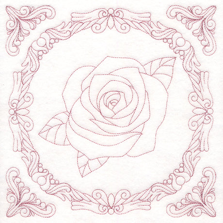 Nature's Cameo Quilting - Rose (Double Run)