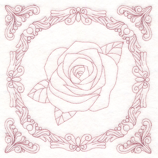 Nature's Cameo Quilting - Rose (Double Run)