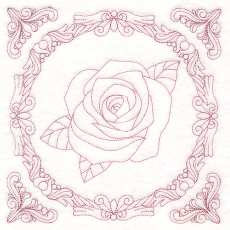 Nature's Cameo Quilting - Rose (Double Run)