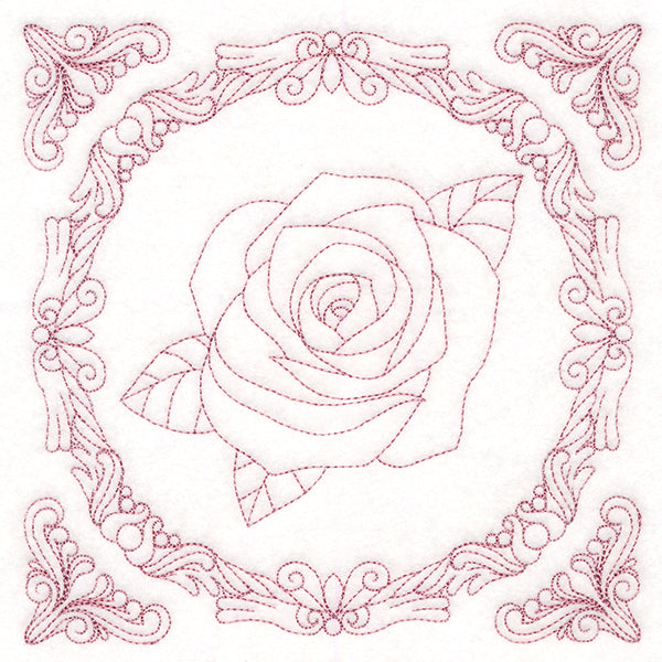 Nature's Cameo Quilting - Rose (Double Run)