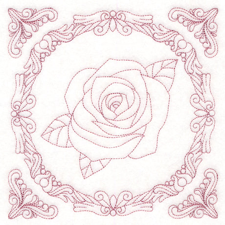 Nature's Cameo Quilting - Rose (Double Run)