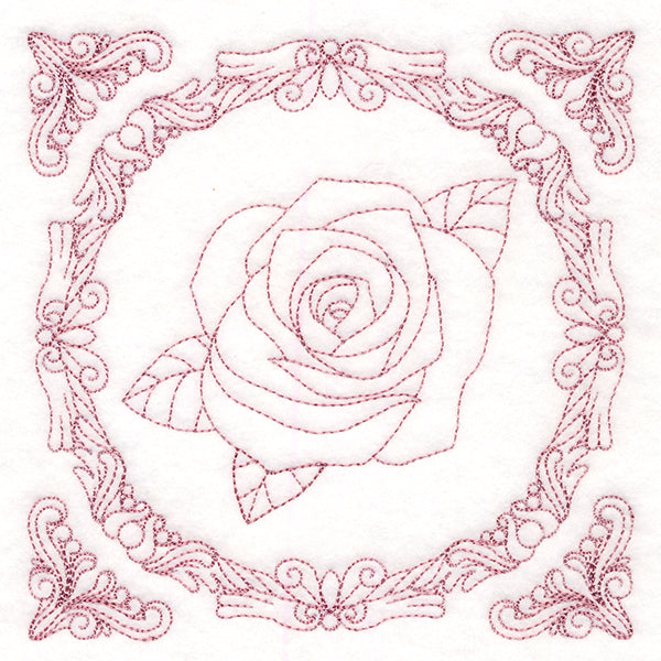 Nature's Cameo Quilting - Rose (Double Run)