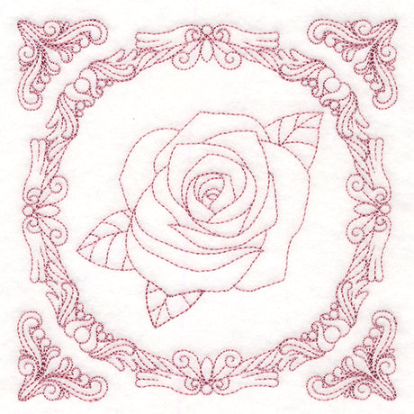 Nature's Cameo Quilting - Rose (Double Run)