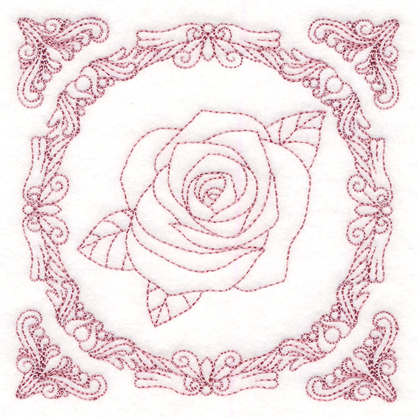 Nature's Cameo Quilting - Rose (Double Run)