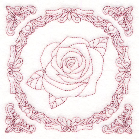 Nature's Cameo Quilting - Rose (Double Run)