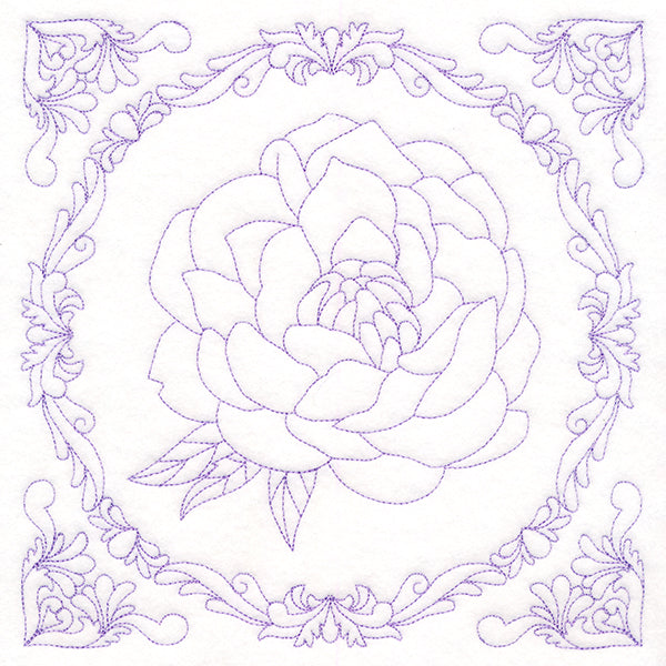 Nature's Cameo Quilting - Peony (Double Run)