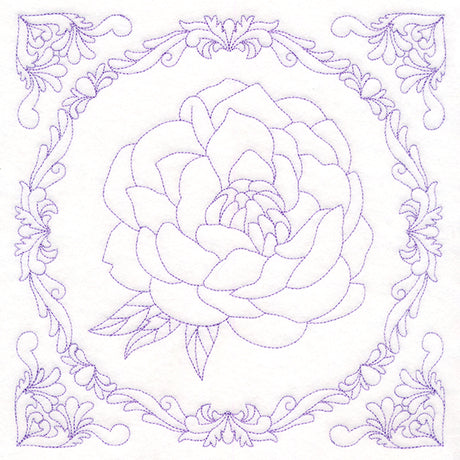 Nature's Cameo Quilting - Peony (Double Run)