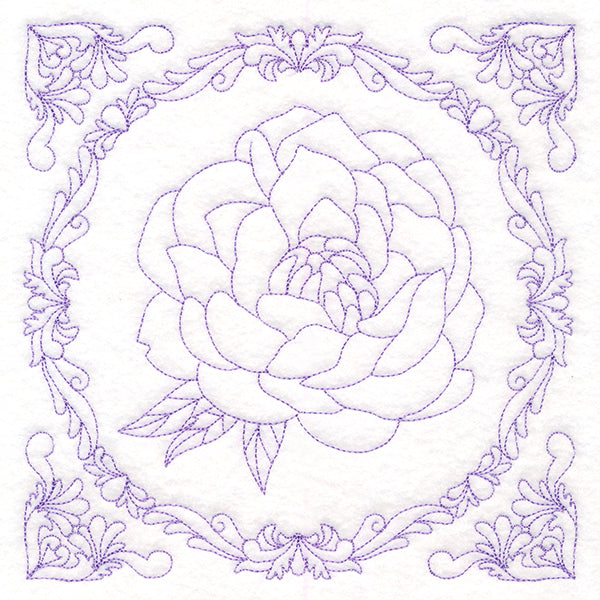 Nature's Cameo Quilting - Peony (Double Run)