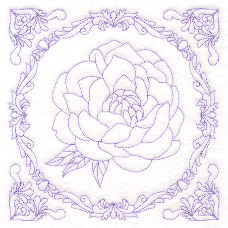 Nature's Cameo Quilting - Peony (Double Run)