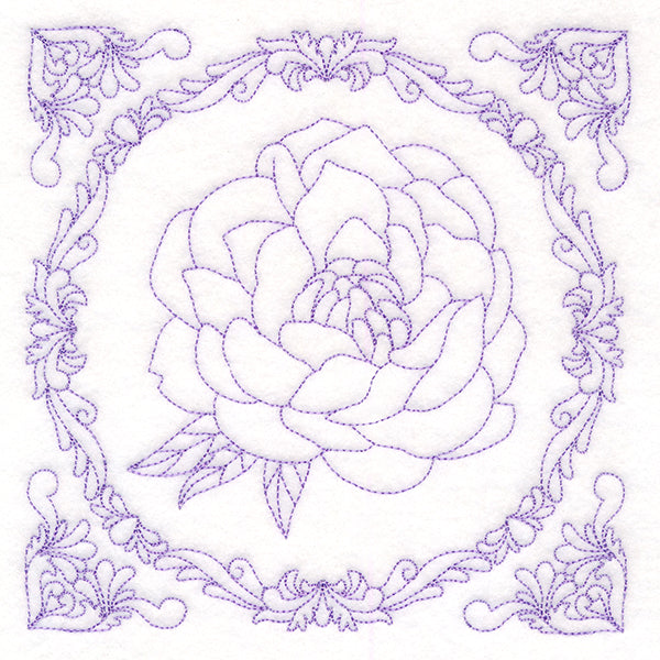 Nature's Cameo Quilting - Peony (Double Run)