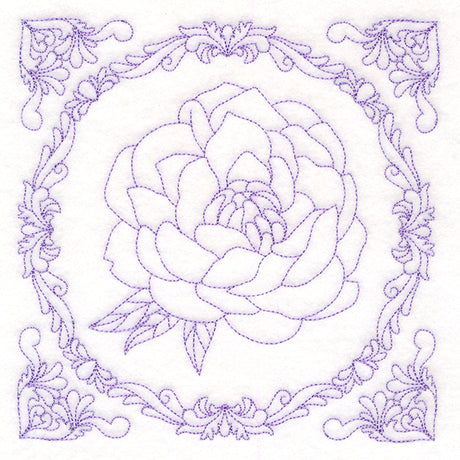 Nature's Cameo Quilting - Peony (Double Run)