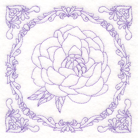 Nature's Cameo Quilting - Peony (Double Run)