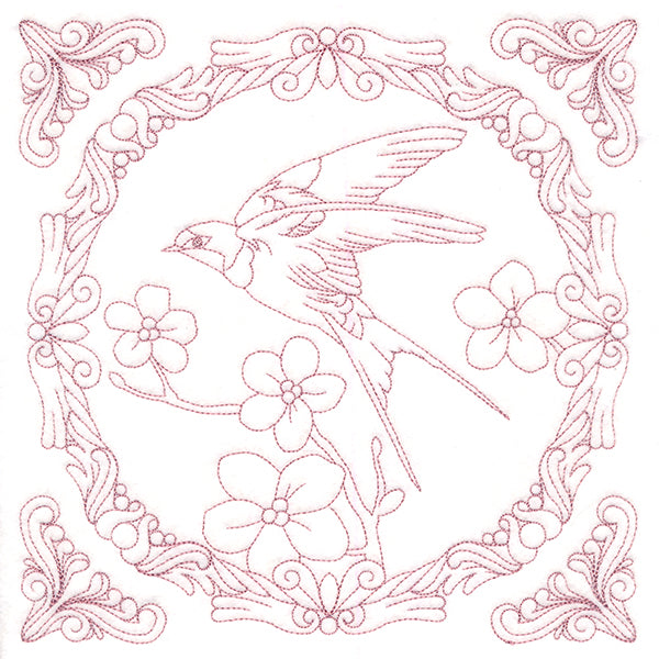 Nature's Cameo Quilting - Swallow (Double Run)