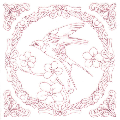 Nature's Cameo Quilting - Swallow (Double Run)