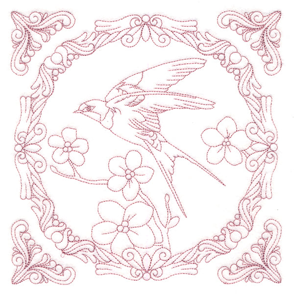 Nature's Cameo Quilting - Swallow (Double Run)