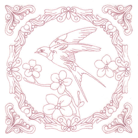 Nature's Cameo Quilting - Swallow (Double Run)