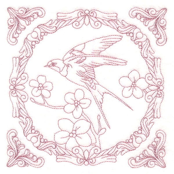 Nature's Cameo Quilting - Swallow (Double Run)
