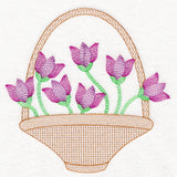 Truly Tulips Flower Basket