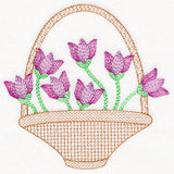 Truly Tulips Flower Basket