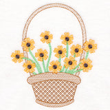 Delightful Black-eyed Susans Flower Basket