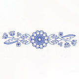Blooming Dahlia Border (Bluework)