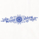 Blossoming Daisy Border (Bluework)