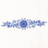 Blossoming Daisy Border (Bluework)