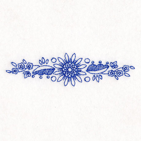 Blossoming Daisy Border (Bluework)