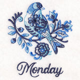 Delft Blue Goldfinch on Monday