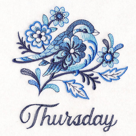 Delft Blue Sparrow on Thursday