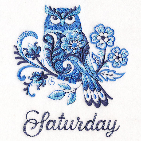 Delft Blue Owl on Saturday